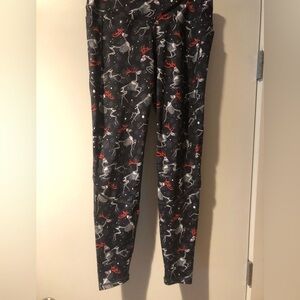 FMFM Reindeer Skeleton holiday XL leggings